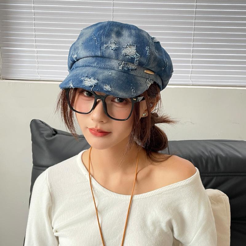 Восьмиугольная кепка для детей Ретро и универсальная Теплая кепка газетчика Ветрозащитная и подчеркивающая лицо Маленький берет для осени и зимы