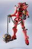 TAMASHII NATIONS METAL ROBOT SPIRITS Mobile Suit Gundam GQuuuuuuX Zeke Red approximately ABS PVC painted action figure <SIDE MS> (read Axe) Gundam,