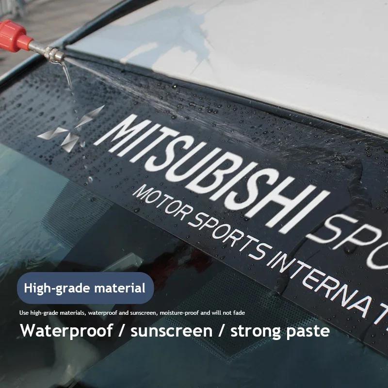 Наклейки на переднее и заднее стекло автомобиля Автоаксессуары для Mitsubishi Eclipse Lancer Outlander Pajero ASX Colt I200 Space Triton Ex