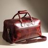Full Grain Leather Weekender Bag: Handmade Duffle, Carry-on Holdall