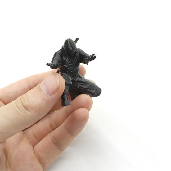 Подставка для ручек «Ниндзя» 3D-печать Самурайская подставка для карандашей Фигурка Воина Настольный органайзер для офисного стола Шуточный подарок для мужчин Коллег