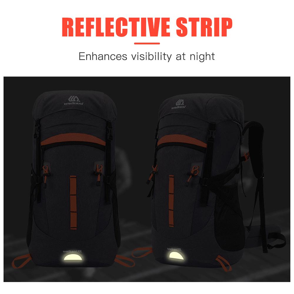 50 L Outdoor Sport Backpack Waterproof Mountaineering Backpack Large Capacity Sports Vest