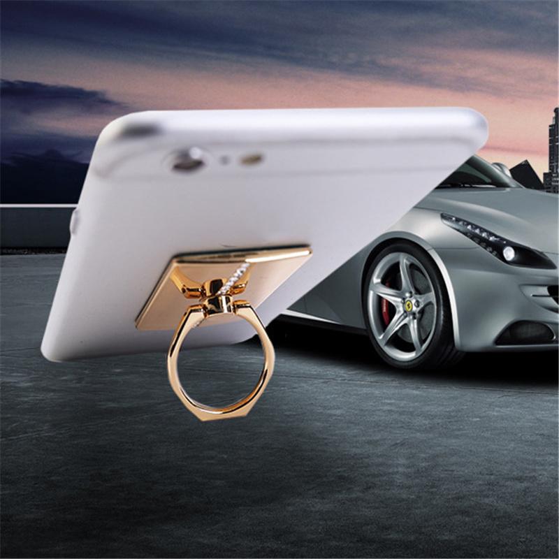 Роскошный металлический держатель-кольцо для телефона с бриллиантами, вращающийся на 540°, универсальная клейкая липкая подставка-кольцо для телефонов, стильный мобильный держатель и подставка