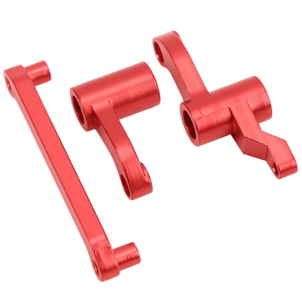 18109 Aluminum Alloy Steering Group Assembly Set for HBX 18859E 18858E 18857E 1 18 RC CarRed