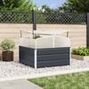 Plant Pot Anthracite 100 x 100 x 77 cm Galvanized Steel
