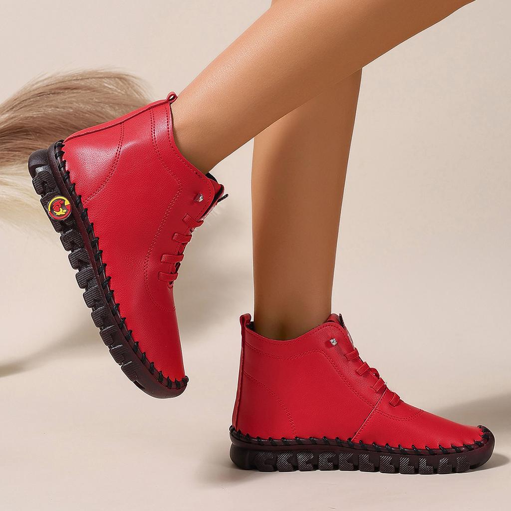 Женская обувь удобная и дышащая, обувь с высоким верхом, весенне-летняя ручной работы с мягкой подошвой