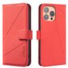 Кожаный чехол-книжка для iPhone 16 Pro Max 15 Plus 14 13 12 11 16E с тиснеными линиями, с отделениями для карт, в виде книжки, деловая обложка