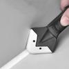 3-in-1 Silicone Caulking Tool with Stainless Steel Head - Ideal for Sealing, Cleaning, and Scraping Glue - Durable Plastic Handle for Easy Use