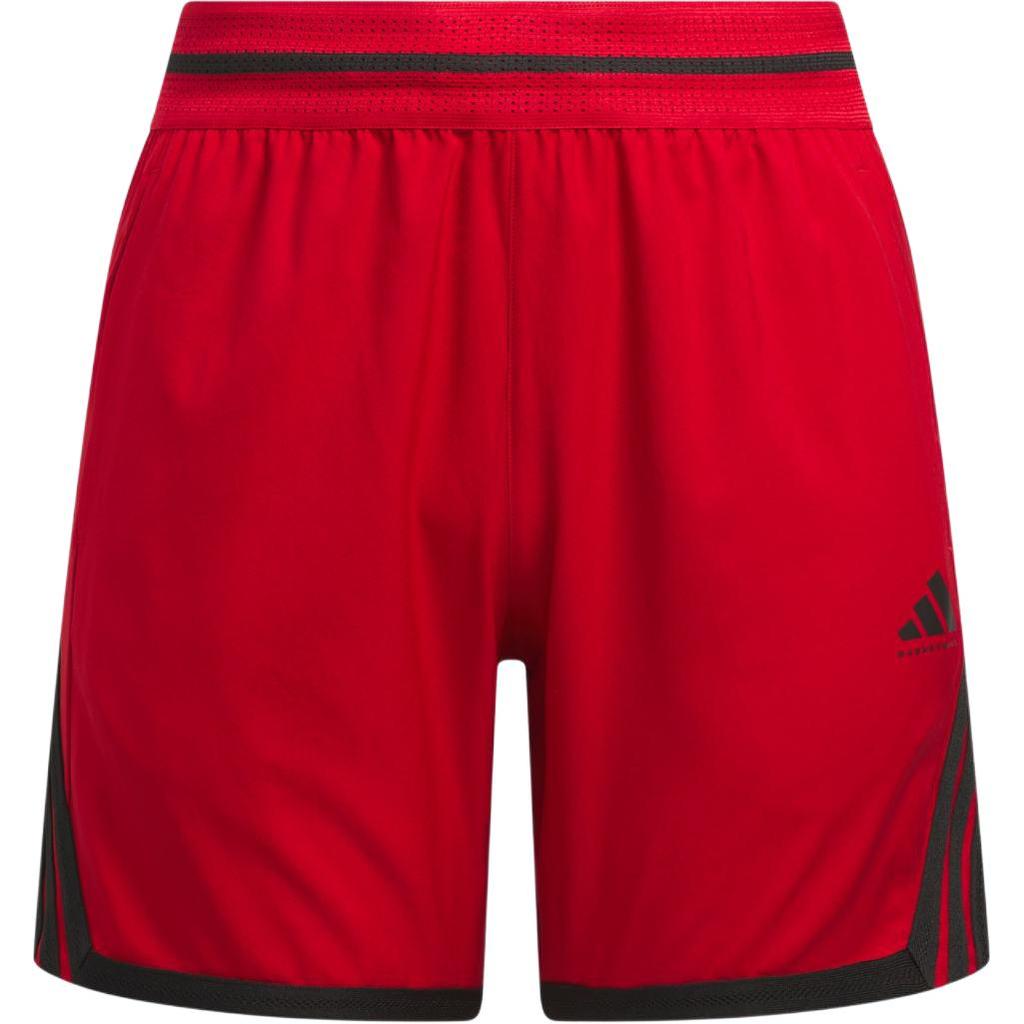 Adidas Crazylite Short Lightweight Color-Block Woven Loose Basketball Shorts Men Shorts Energy-Red JP2158
