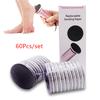 60Pcs Replaceable Sandpaper Disc Cuticle Foot File Callus Remove Dead Pedicure