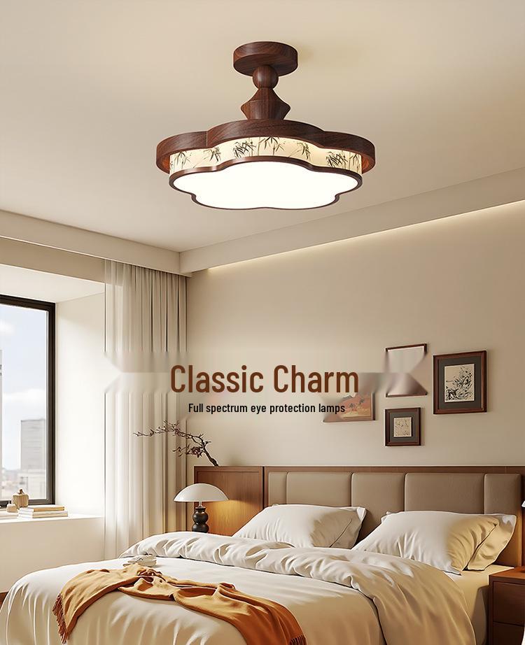 Бамбуковая ткань, люстра для столовой или спальни