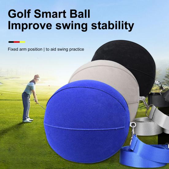 Golf Grip Trainer for Improve Swing Skills Golf Wrist Training Aid PVC Fabric Impact Golf Balls Golf Posture Correcting Tool