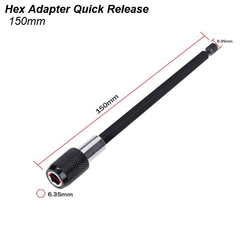 Магнитная отвертка Шестигранный адаптер Быстросъемный набор удлинителей для смены сверл Пакетный удлинитель Самоблокирующийся стержень Патрон Гайка Инструмент для винтов