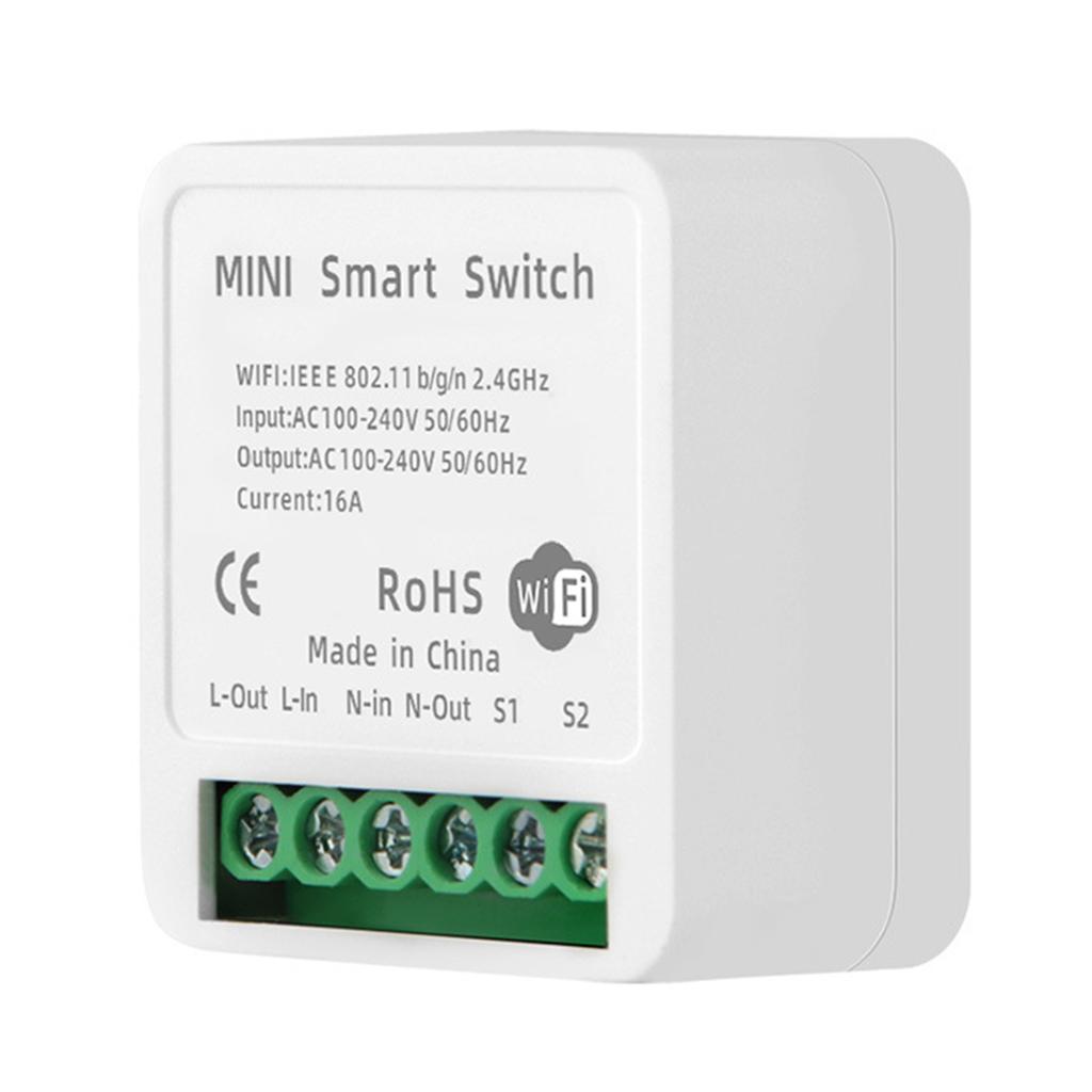 Модуль переключателя Mini ZigBee 3,0 16A, интеллектуальное реле, переключатель света, приложение, дистанционное управление, голосовое управление