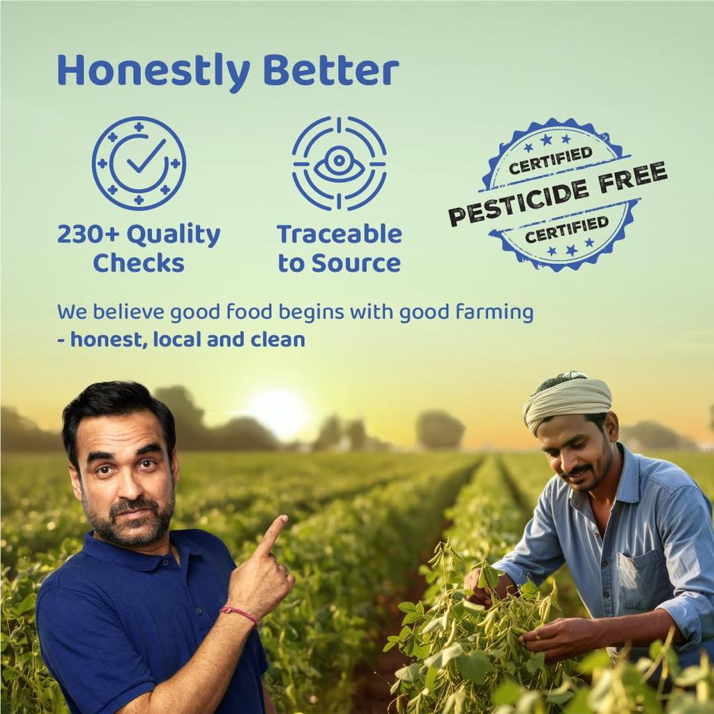 DeHaat Honest Farms Pesticide Free Broken Wheat/Dalia 500 Grams