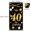 Polyester Birthday Background Cloth 18/30/40/50th Anniversary Backdrop  Wedding