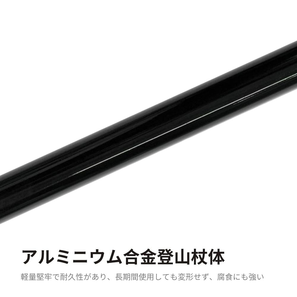 DEER LAND Альпинистская треккинговая палка Трекинговая палка Легкое альпинистское снаряжение Авиационная алюминиевая альпинистская трость Телескопическая (углерод