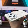 Тонкий магнитный чехол для беспроводной зарядки однотонный для OPPO Find X7 Ultra X8 X8S Plus Чехол для OPPO Find X8Pro Жесткий ПК чехол для телефона