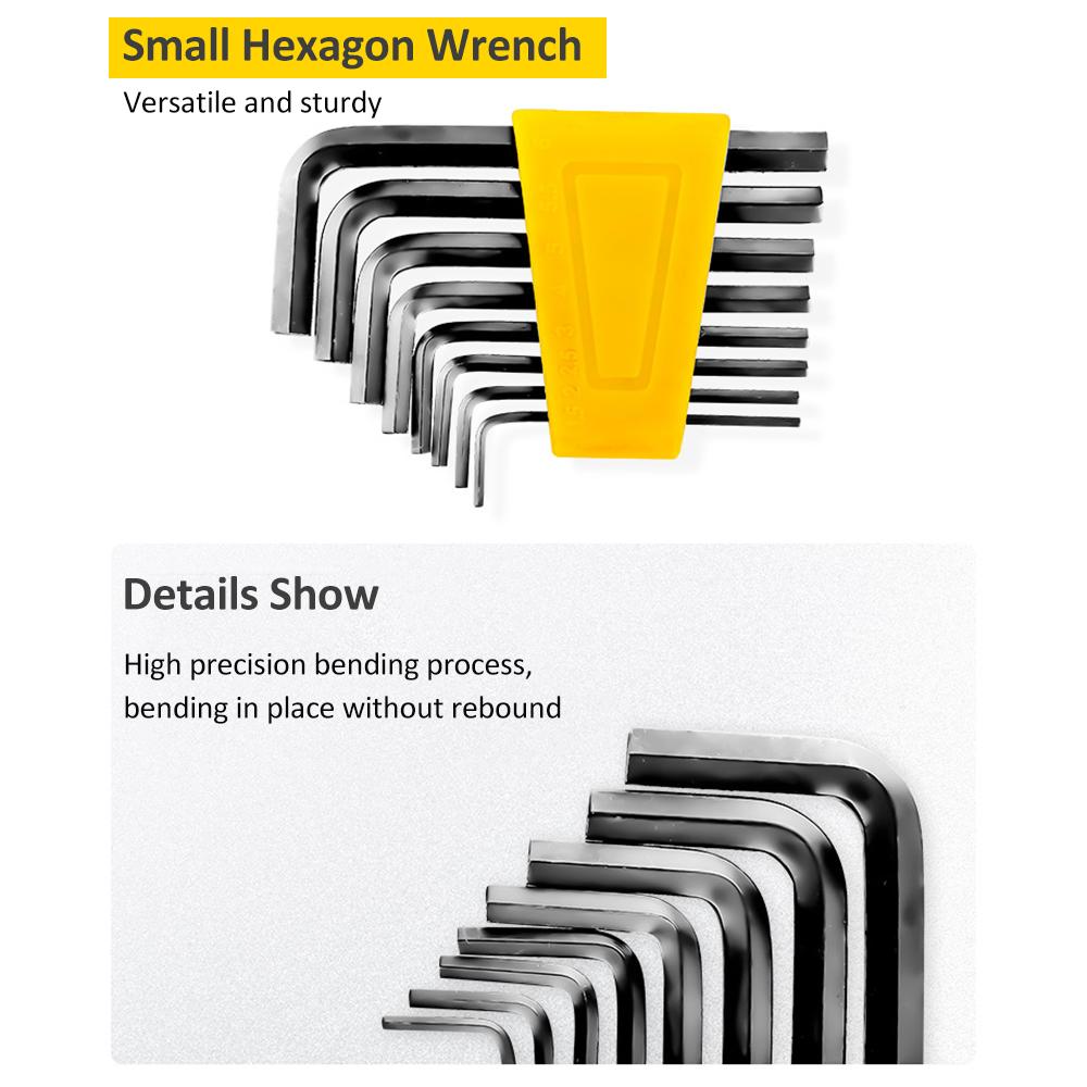 Набор инструментов из 108 предметов, набор ручных инструментов для домашнего использования с пластиковым ящиком для хранения инструментов, используемый в автомобиле