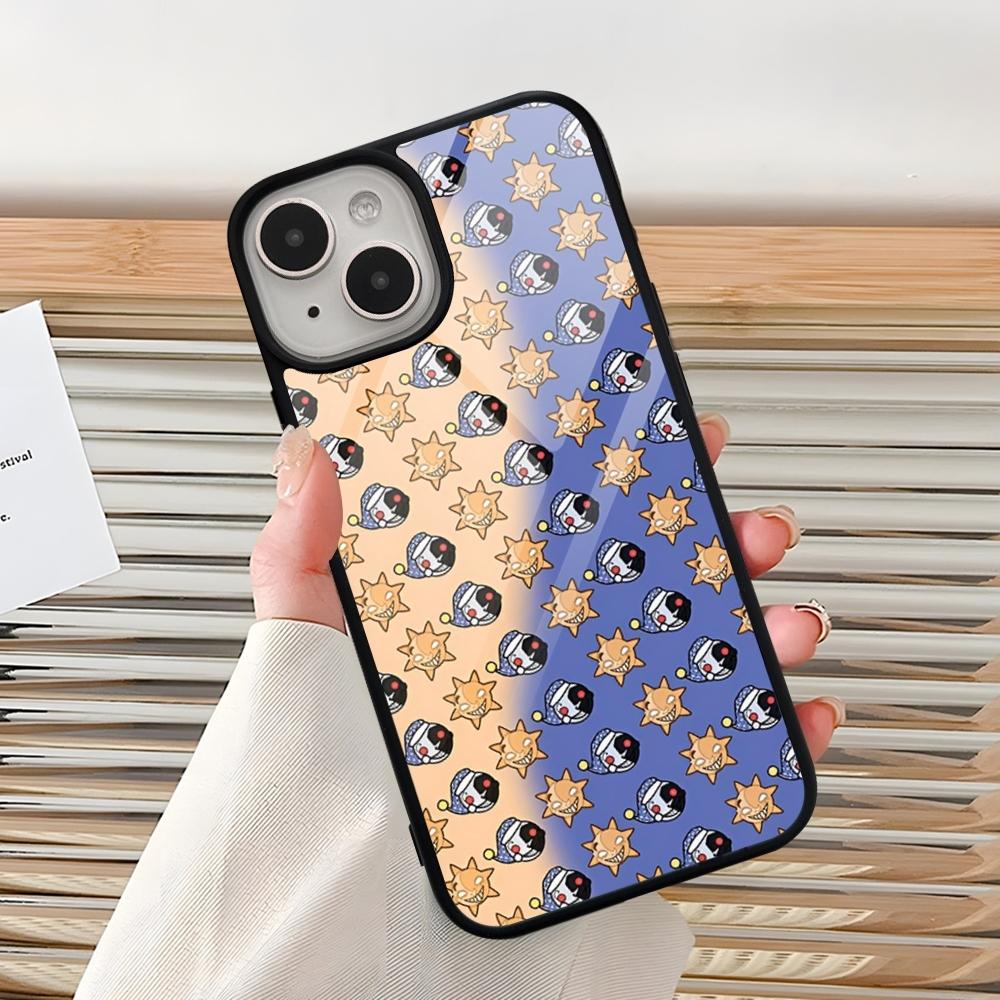 Чехол для телефона FNAF Sundrop для iPhone 16 Pro 15 Pro Max 14 12 11 13 Mini 8 7 Plus X Xs XR PC+TPU Дизайн Чехол