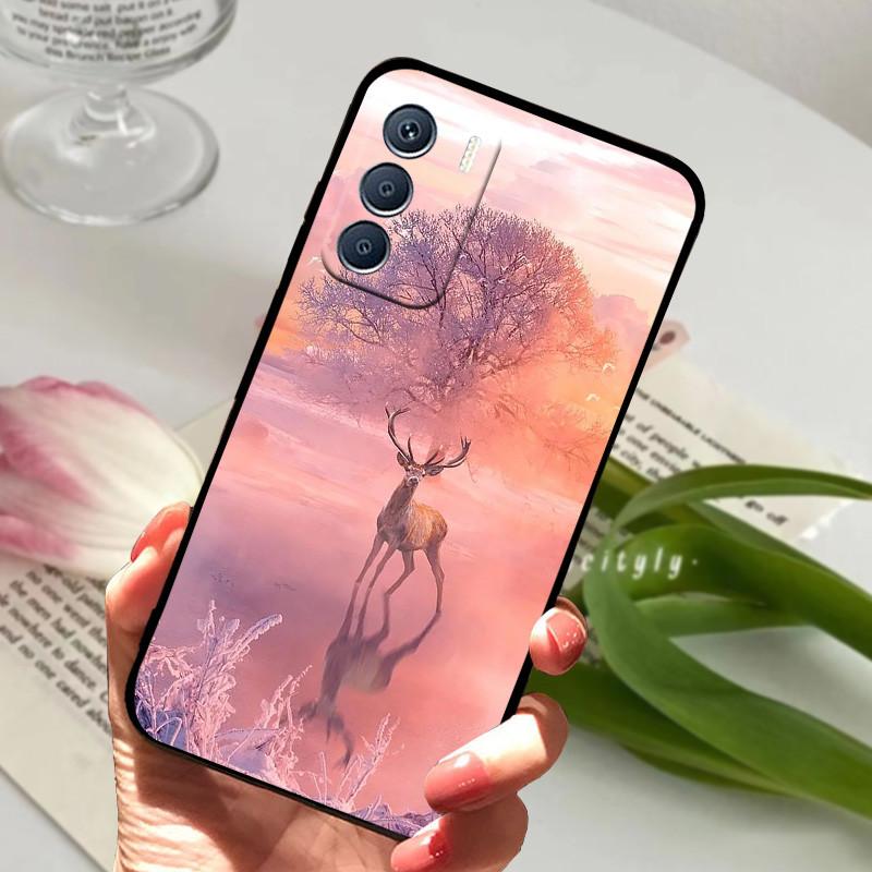 For Infinix Zero 5G 2023 Case Soft TPU Mable Protective Back Cover for Infinix Zero 5G 2023 X6815C Cover Zero5G Shockproof Shell