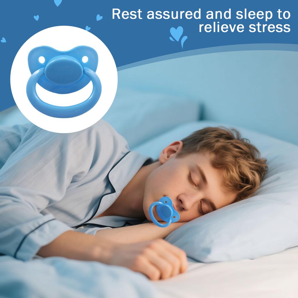 Adult Sized Pacifier Dummy For Adult, Large Handle, Large Shield,