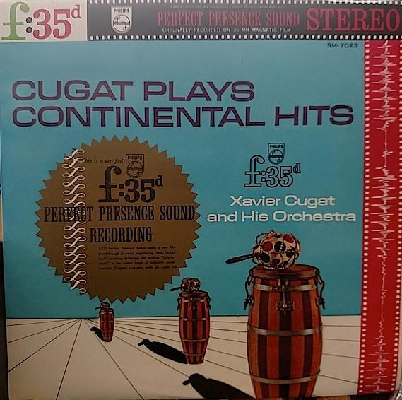 LP Record XAVIER CUGAT & HIS ORCHESTRA - Cugat Plays Continental Hits SM7023 PHILIPS Japan Jazz Used