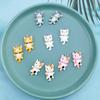 10Pcs Resin Cat Cute Animal Charms Pendant Diy Making Earring Jewelry Craft