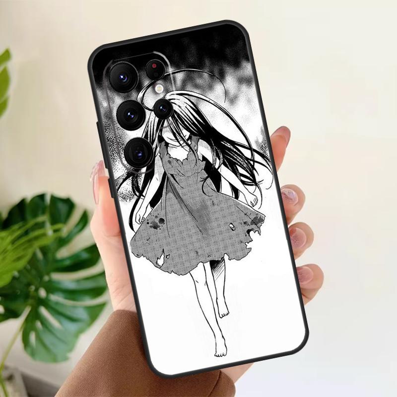 Horror Manga Style Soft Case For Samsung Galaxy S25 Ultra S21 S22 S23 S24 Plus S9 S10 S20 FE S24 FE Phone Cover
