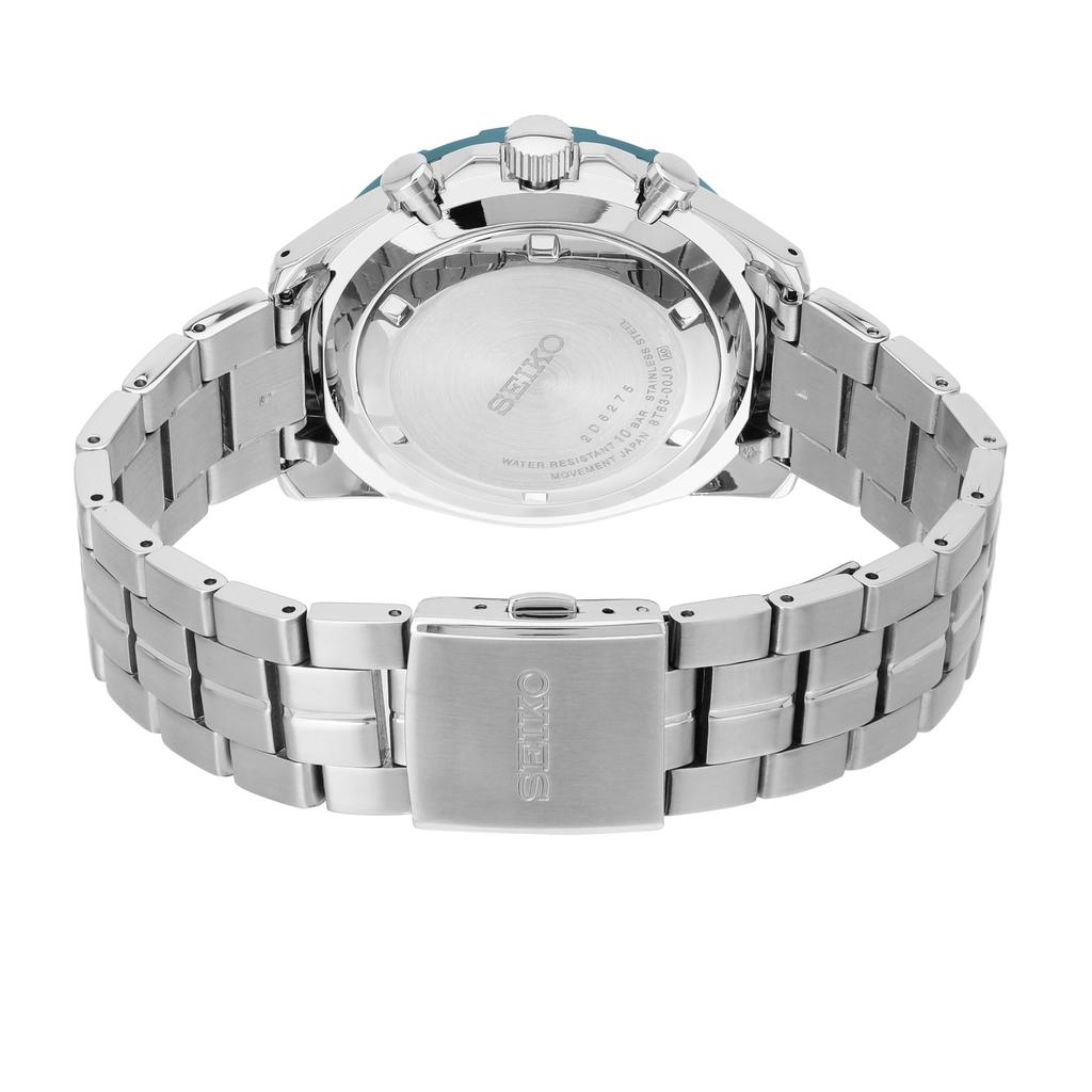 [SEIKO] Часы SEIKO Аналоговые Кварцевые Синий Циферблат SSB345P1 Хронограф Аналоговые Кварцевые Темно-синий Циферблат Мужские