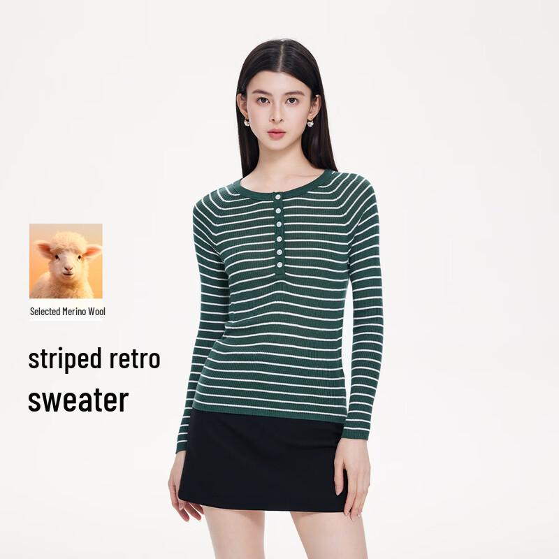 Женский трикотажный топ в ретро-полоску FivePlus