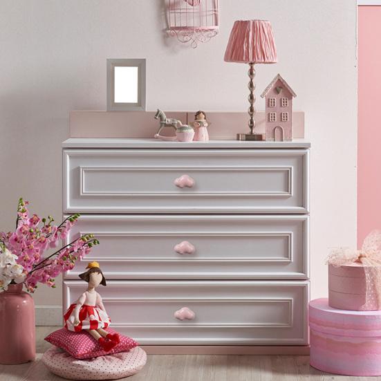 Ручка шкафа Ручка выдвижного ящика Гладкая поверхность Простая установка Керамическая ручка для шкафа в форме облака