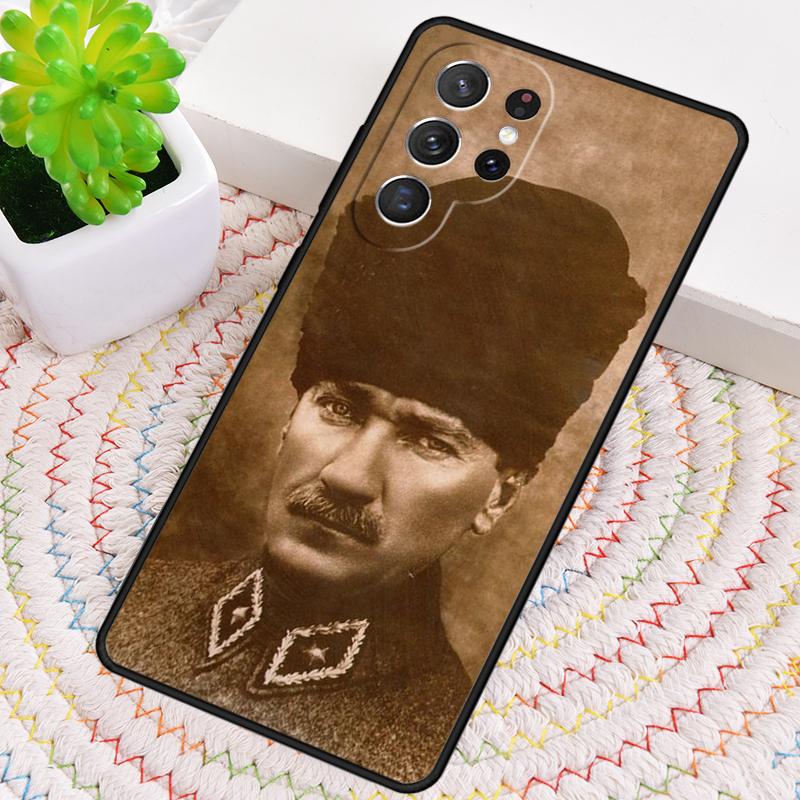 Mustafa Kemal Ataturk soft Silicone Phone Case For Samsung Galaxy note 10 pro S26 S25 S24 S23 S22 S21 Plus S25Ultra Capa Cover