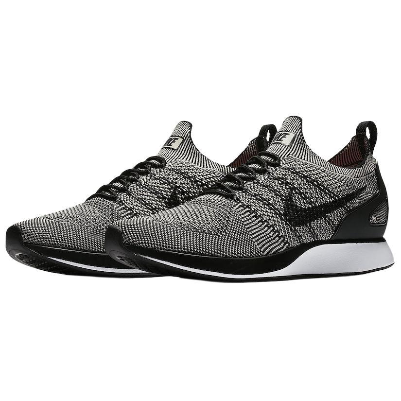 Nike Mariah Flyknit Racer Бледно-серый Солнечно-красный 918264-003