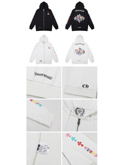 Худи с вышивкой Крест Подкова для мужчин и женщин - Осенняя одежда