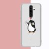 Чехол для телефона с рисунком пингвина каваи для Samsung S 20 21 22 23 для Redmi Note7 8 9 10 для Huawei P20 30 40 прозрачный чехол