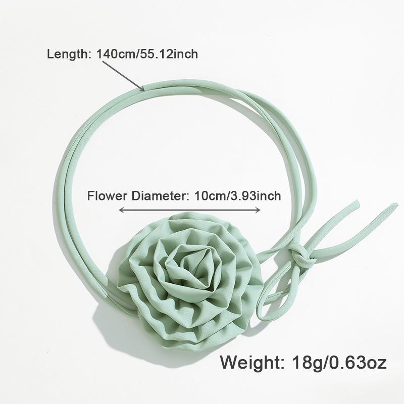 Новое шифоновое ожерелье-чокер в горошек с розами для женщин, аксессуары для вечеринок, длинное элегантное ожерелье с бантами