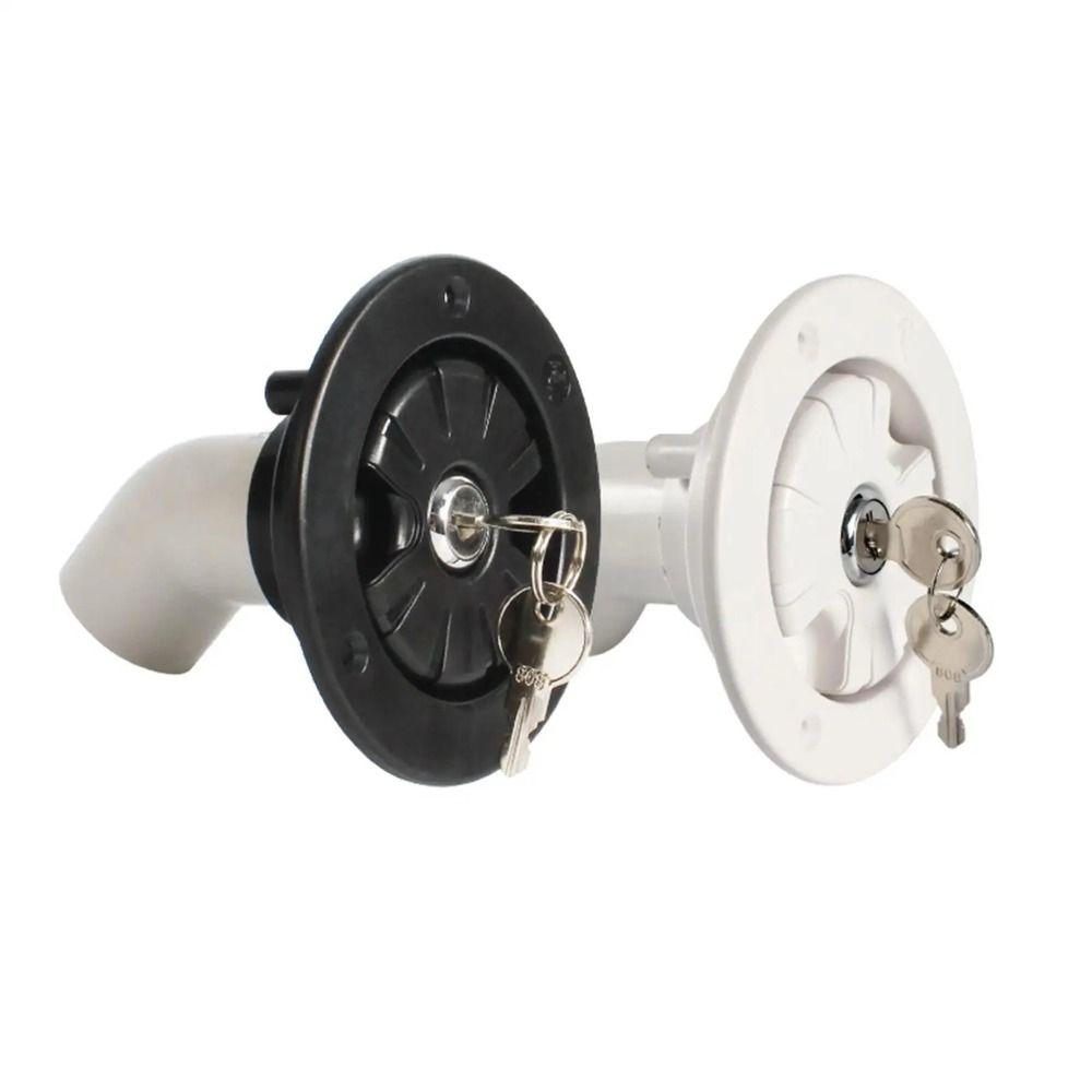 Белый/черный гравитационный водозаборник для автофургона, водозаборник с жестким заполнением, люк для прицепа