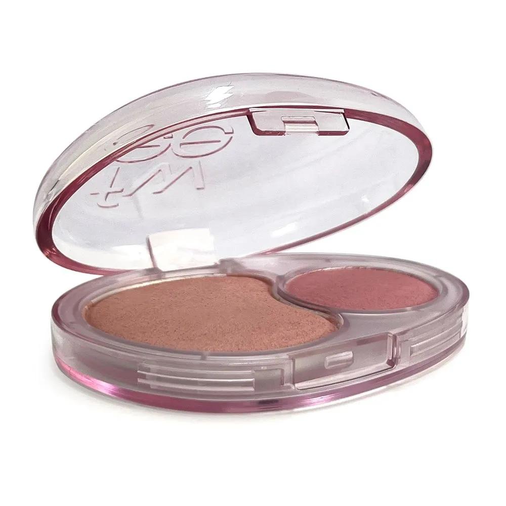 Нежный двойной румяна / База и акцентный макияж / Гелевый тип