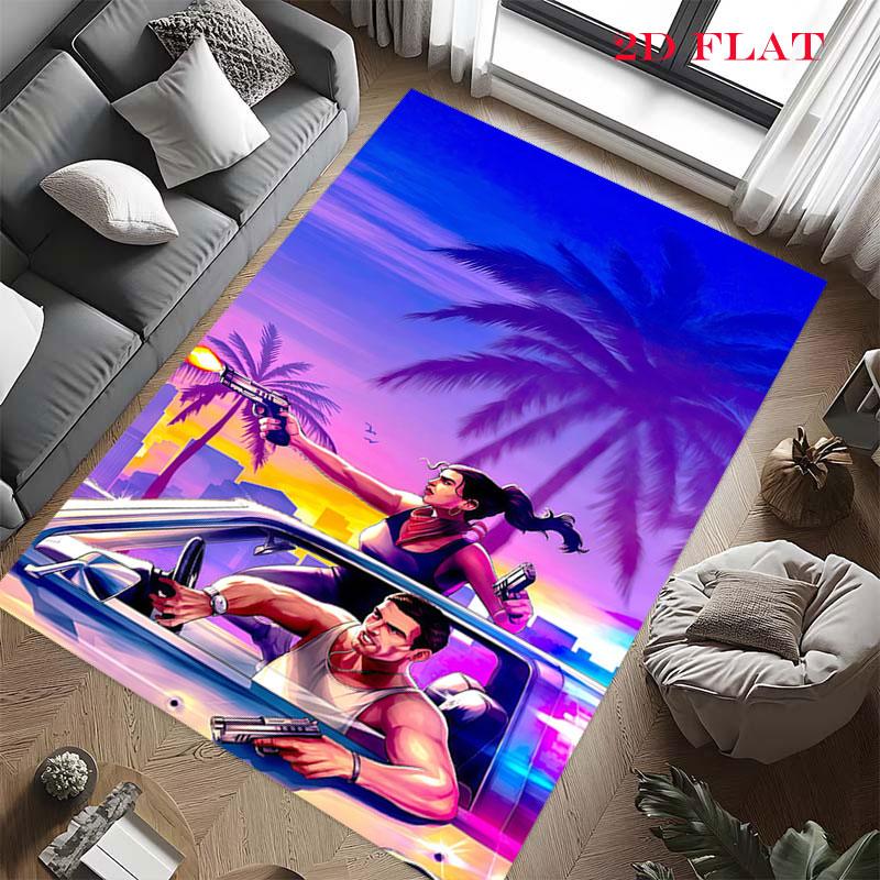 Ковер GTA Glory для гостиной, спальни, дома, украшение дивана, нескользящий коврик для игр детей