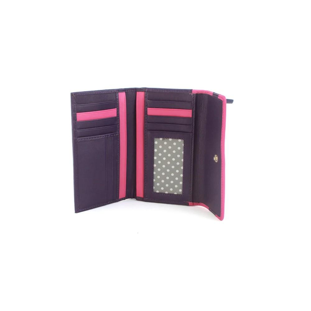 Eastern Counties Leather Womens/Ladies Madison Striped Leather Purse