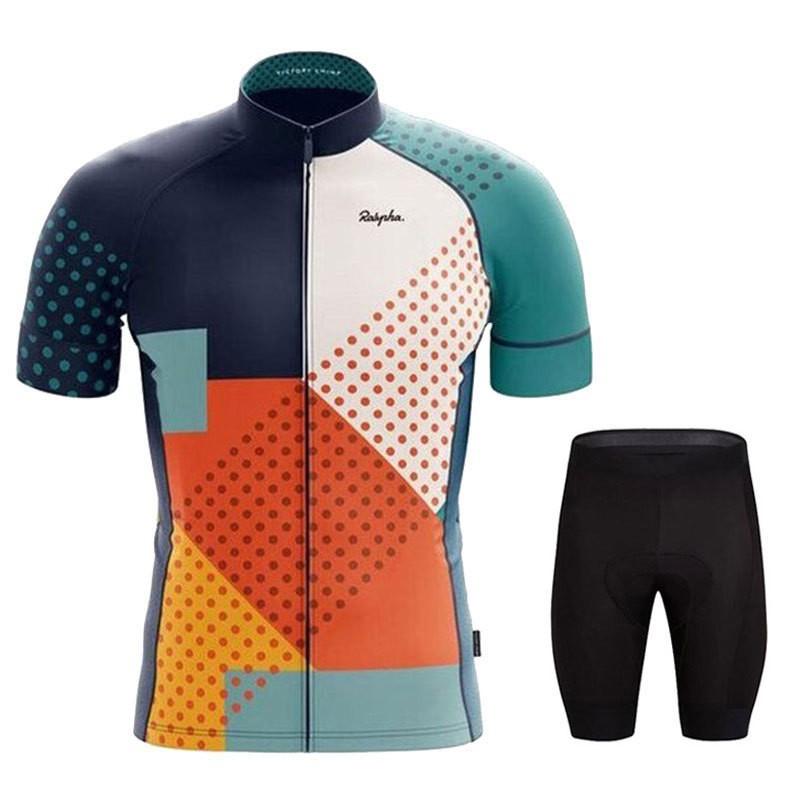 Gradient Color Breathable Cycling Suit Short-sleeve Road Bike Mountain Bicycle Equipment