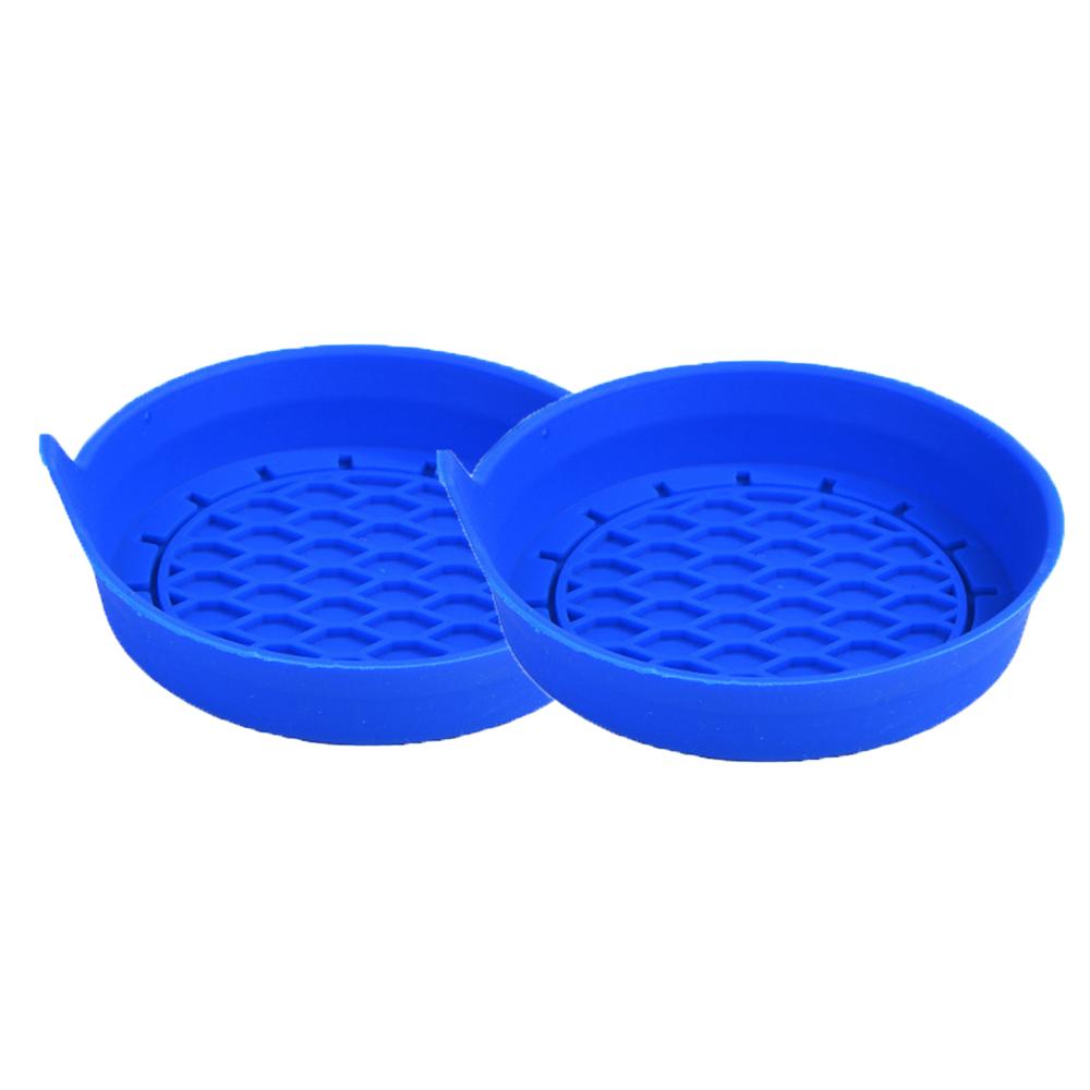 2шт силиконовые подставки под стаканы в машину нескользящая подставка под стаканы для воды коврик для предотвращения ожогов держатели для бутылок аксессуары для салона автомобиля