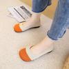Spring Summer New Women Casual Shoes Breathable Knit Ladies Round Toe Flat Shoes Loafers Womens Scoop Shoes