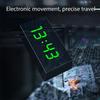 Светящиеся часы Солнечные часы для приборной панели Точное время Температура Дата