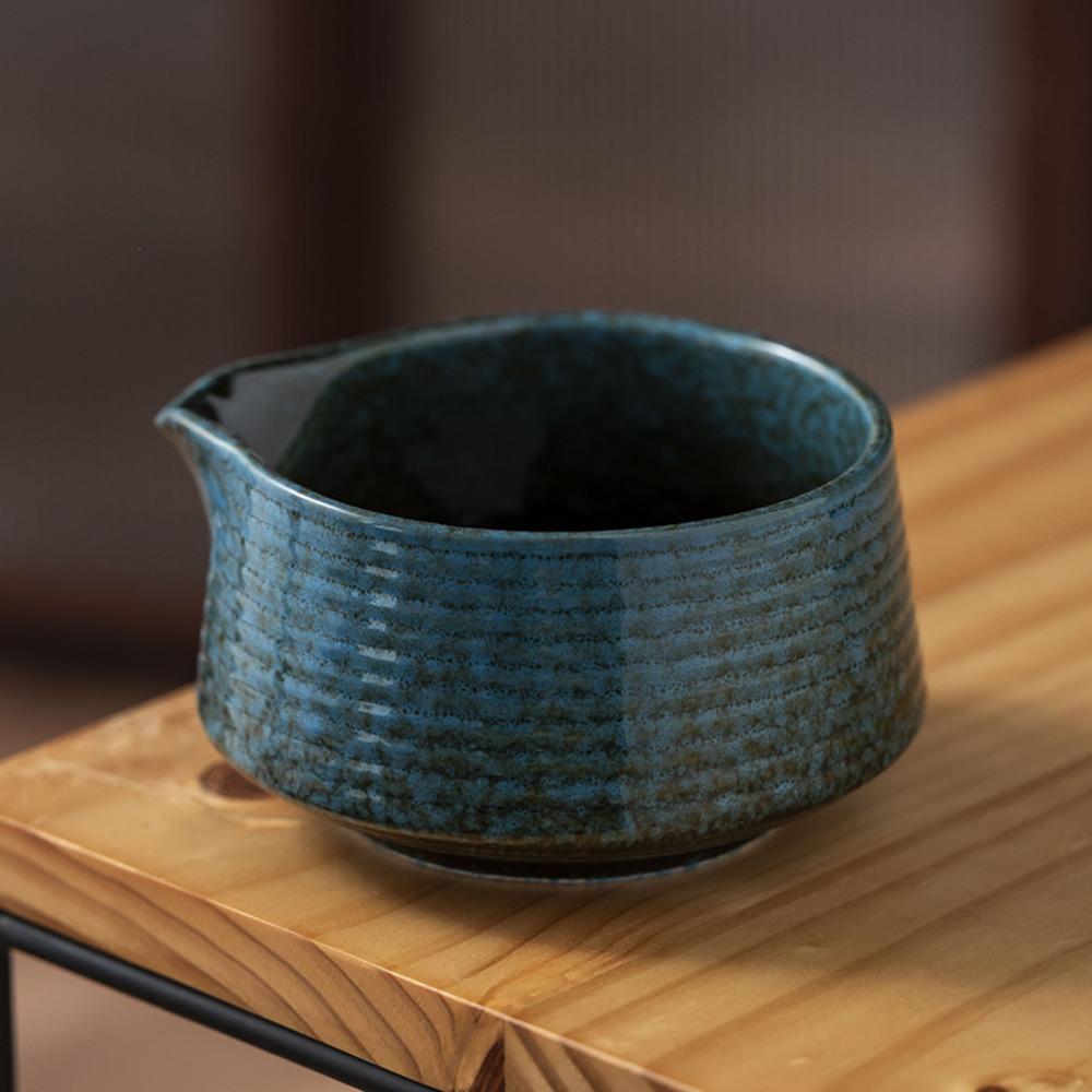 Gradient Color Matcha Bowl Ceramic Japanese Tea Cup New Matcha Whisk Holder Tea Lovers