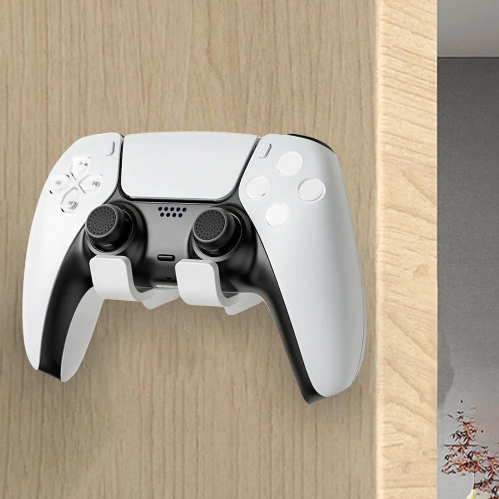 Настенный держатель-стойка Совместимый с PS5 PS4 Switch Xbox Игровой контроллер Подвесной крючок Стойка Держатель Кронштейн Органайзер Вешалка
