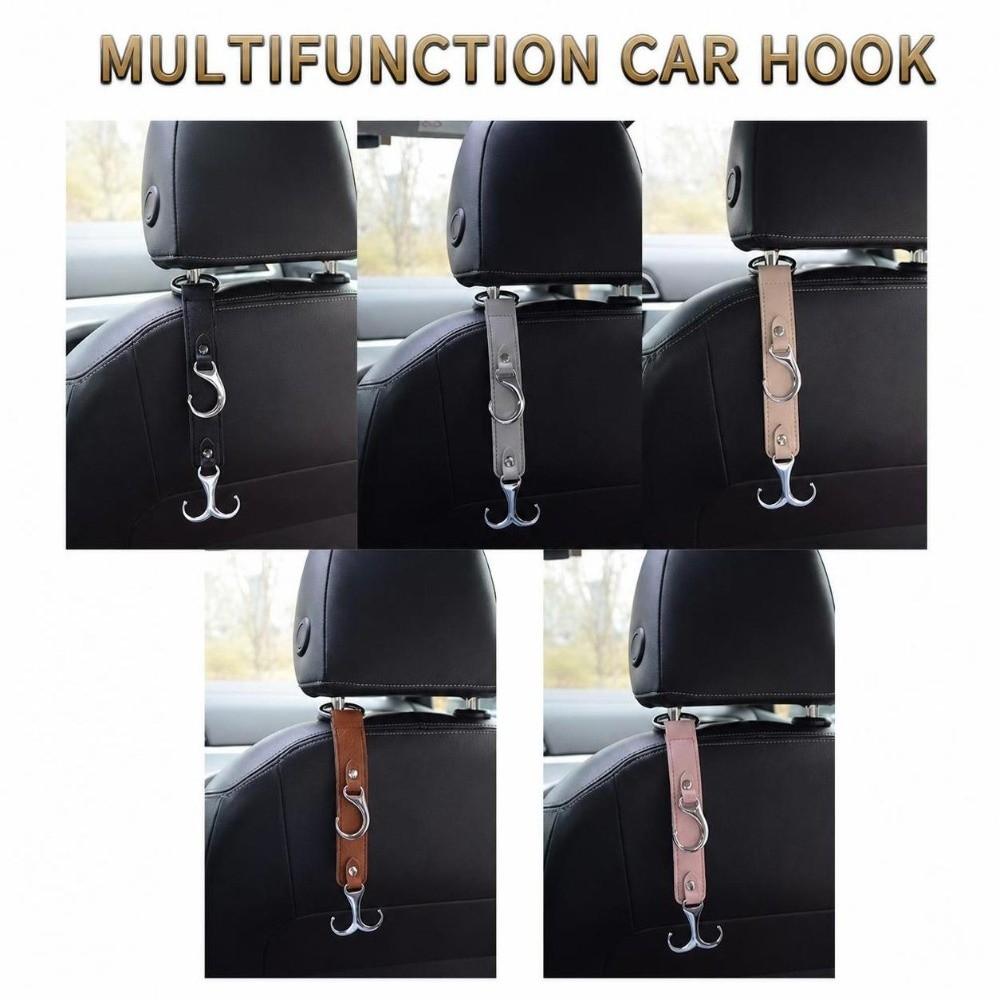 Strong Load-Bearing Headrest Organizer Hook Dual-Function Multi-Function Car Hook For All Cars