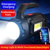 Multi Functional Flashlight Rechargeable Outdoor Searchlight USB Charging with Tools,Hexagonal Socket/tape Measure/art Knife/screwdriver/screwdriver