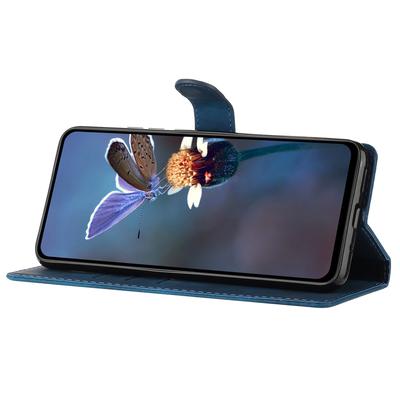 Чехол для Samsung Galaxy A16 5G/A16 4G Кожаный с тисненым цветком Чехол-кошелек для телефона с ремешком на запястье